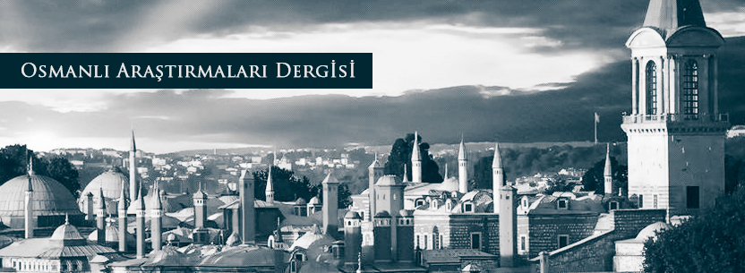 Osmanlı Araştırmaları Dergisi web sayfası giriş görseli